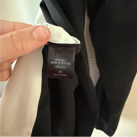 Merritt Charles Silk Ford Blazer | Black - Picture 4 of 7